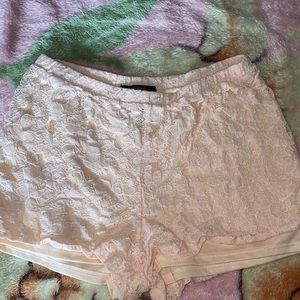 Spring lace shorts